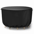 thumbnail image 1 of Heavy Duty Waterproof Black Round Table and Chair Set Cover, 1 of 6