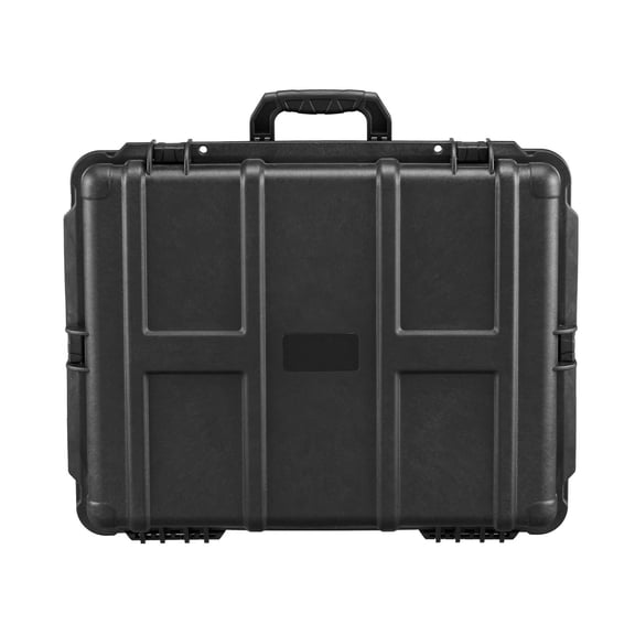 Heavy Duty Waterproof Hard Case with Customizable Foam, Retractable Handle for Tactical Gear, Cameras, and Outdoor Equipment (56.1x37x26)