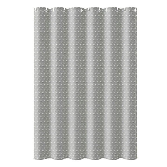 Heavy-Duty Waterproof Polyester Shower Curtain with Waffle Pattern, Double-Sided Texture, Rust-Proof Grommets, and Reinforced Edges for Bathroom Privacy & Comfort