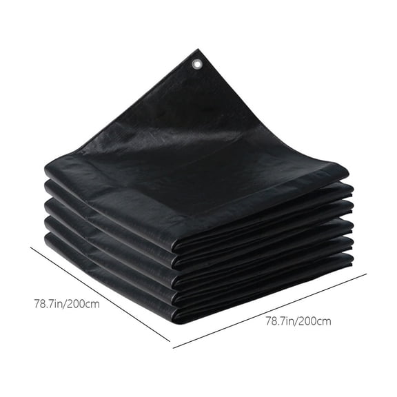 Heavy-Duty Waterproof Sunproof Reinforced PE Plastic Tarpaulin - Double-Layer Cover for Truck Canopies, Rainproof, UV Resistant, Windproof, Durable PVC-Coated Fabric