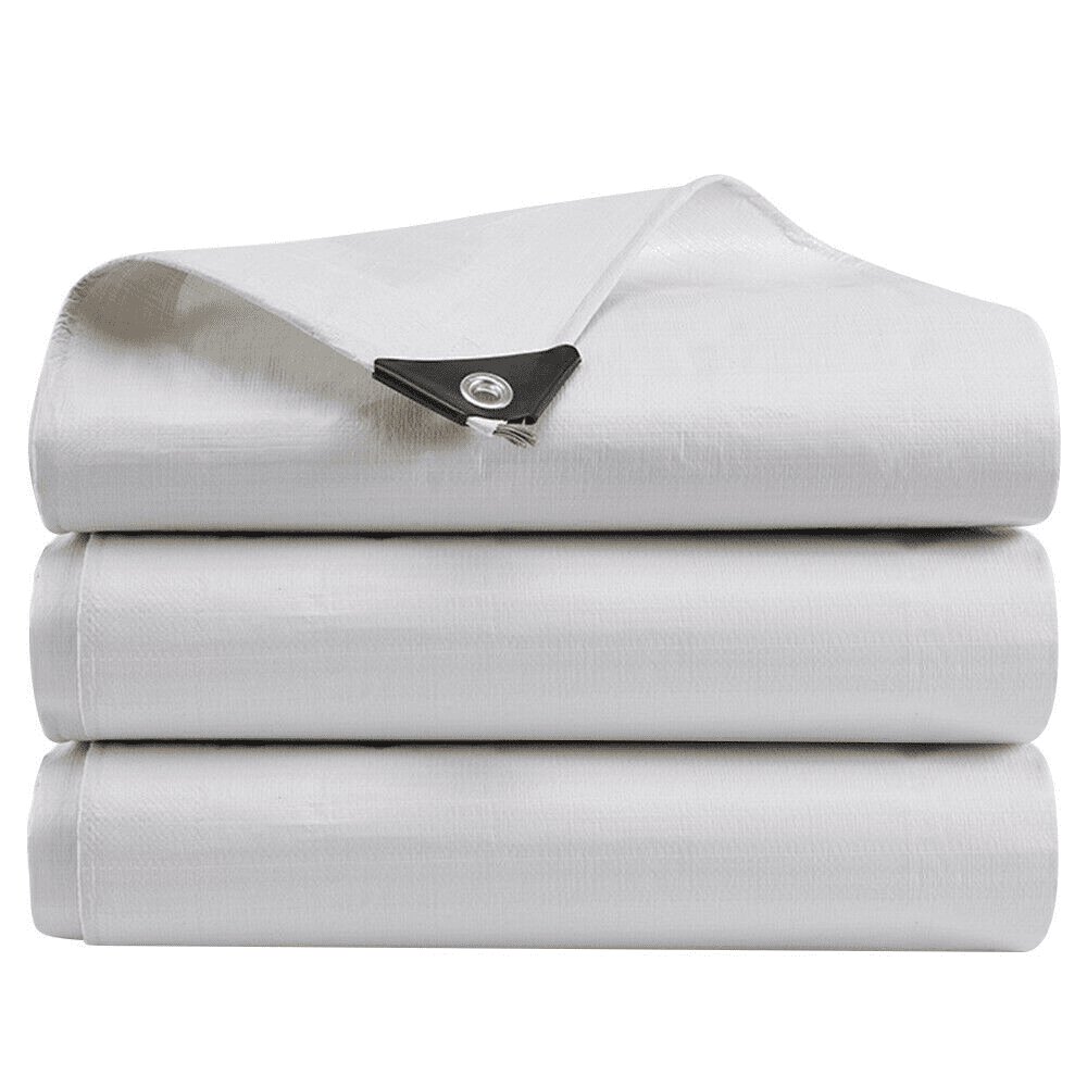 Heavy Duty Waterproof Tarp Poly Canopy Tent Shelter Cover 12 Mil