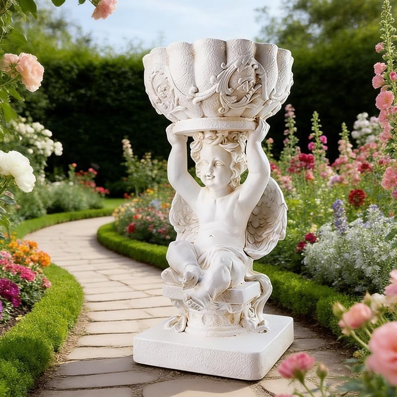 エンジェル　花台 Angel Plant Holder