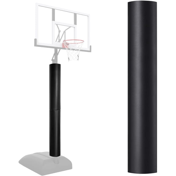 Heavy Duty Weatherproof Basketball Pole Padding Wrap, 19.5"x97.5" Protective Training Cover for Garage and Basement Use