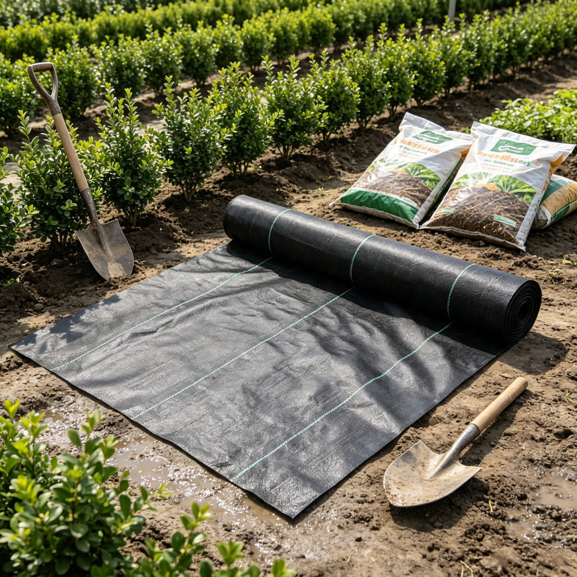 Heavy Duty Weed Barrier Fabric, 13FT x 108FT