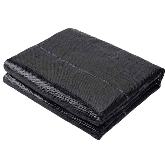 Heavy Duty Weed Barrier Landscape Fabric, Permeable Ground Cover for Garden Flower Beds, 3ft Width Available in Lengths 3ft, UV Stabilized Weed Block Cloth, Black
