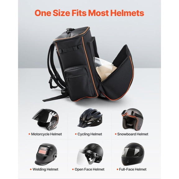 Heavy Duty Welding Backpack - 35.6L Capacity, 600D Polyester, Organizer for Tools & Helmet