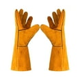 thumbnail image 1 of Heavy-Duty Welding Gloves Thickened Double Layer Cowhide for Heat and Cut Comfort and Durability, 1 of 2