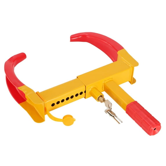 Heavy Duty Wheel Clamp Anti-Theft Adjustable Tire Lock w/3 Keys