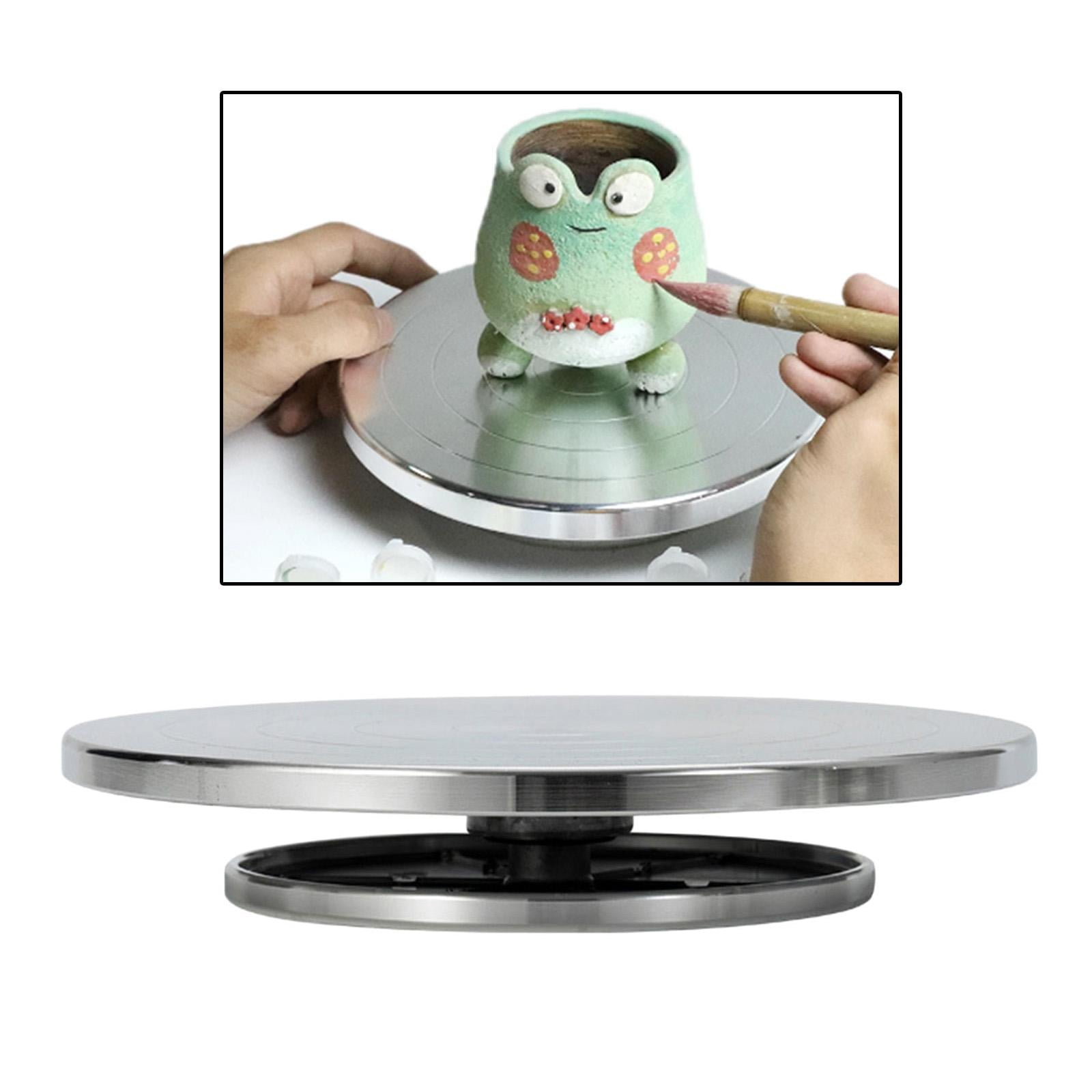 Heavy Duty Wheel Turntable Pottery Banding Wheel Projects Stand Ceramic Crafts for Model Building 30cm