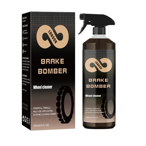 Heavy Duty Wheel and Tire Cleaner Spray for Cars Trucks SUVs - 300ml Brake Dust Remover, Safe for All Rims, Bug Repellent, No Scrubbing