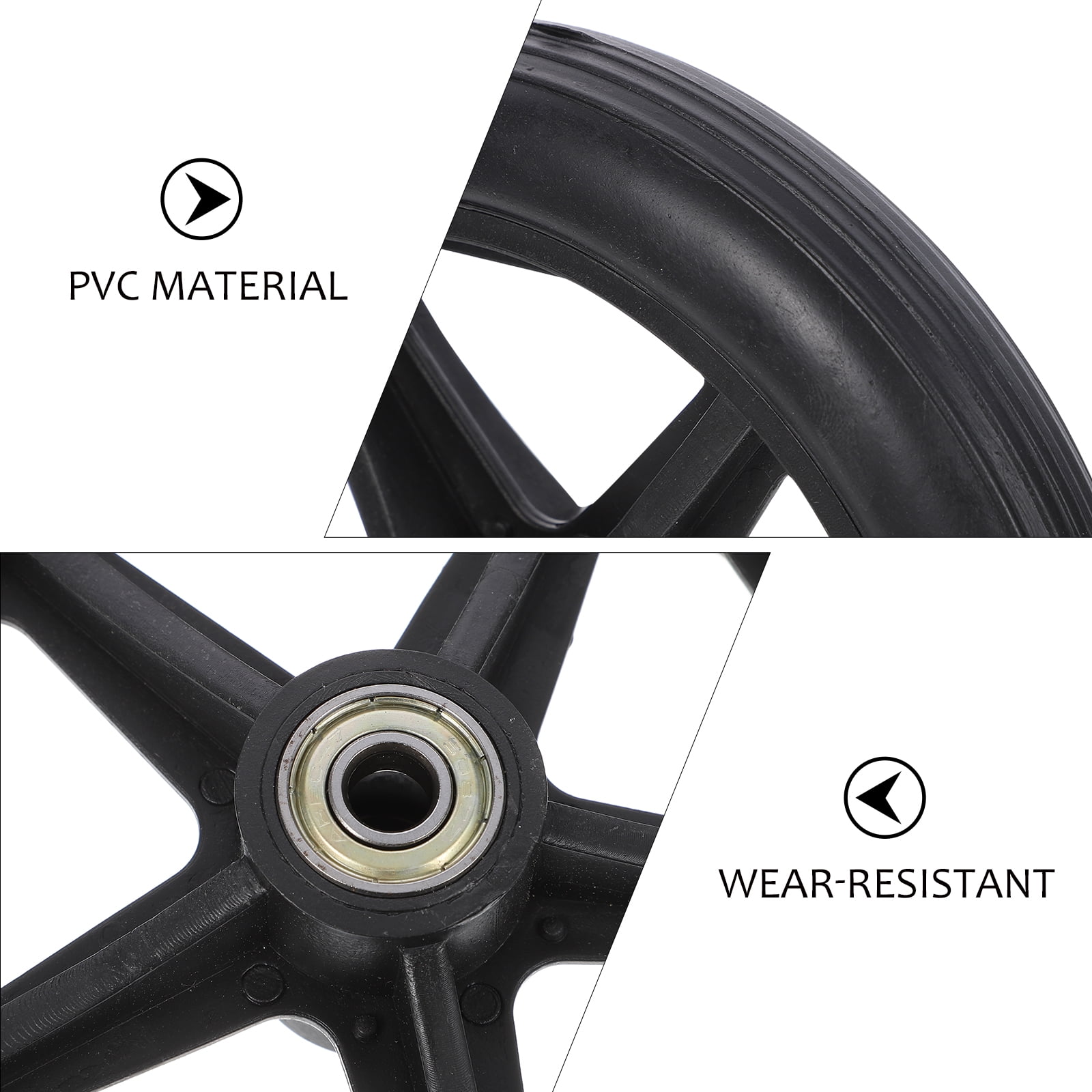 Heavy Duty Wheelchair Wheels Universal Wheelchair Front Wheels