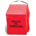 thumbnail image 1 of Heavy-Duty Wheeled Unit Cover, 58"H x 52"W x 38"D, Red, 1/Each, 1 of 1