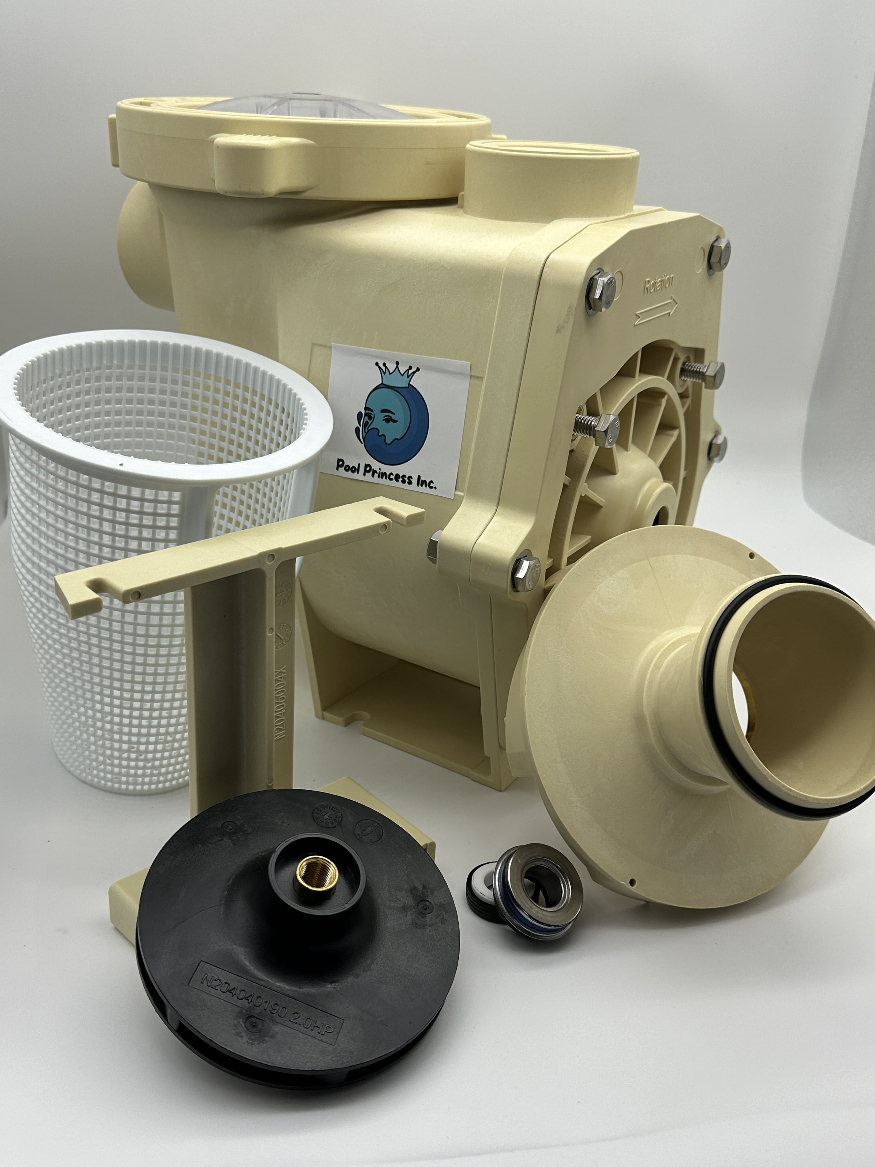 Heavy Duty Whisperflo/Intelliflo Housing,Wet End Kit, All Items ...