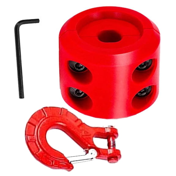 Heavy Duty Winch Cable Stopper With Spring For 3 / 8 Inch Ropes 40000 Break Strength