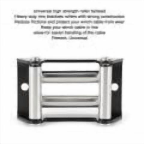 Heavy Duty Winch Roller Fairlead Galvanize 110mm/4.3in Hole Distance with Strong Construction