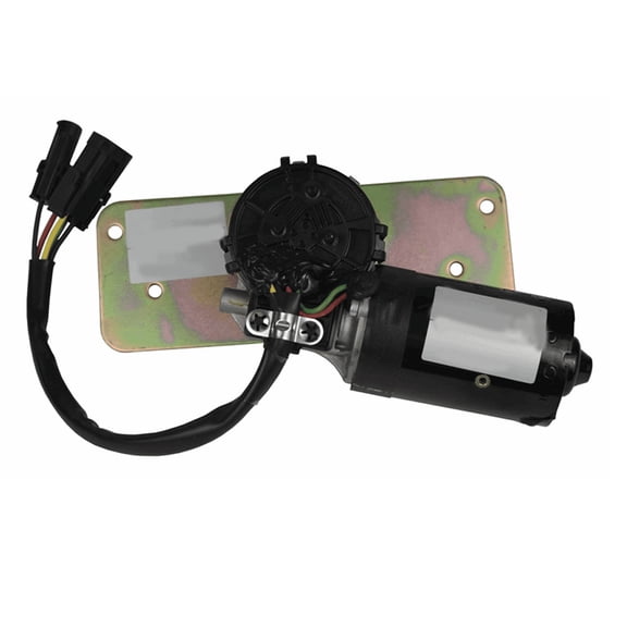 Heavy Duty Windshield Wiper Motor w/Bracket - Replaces 63-QT-310, Mack 25133997, 63-QT-38, 85130425, PAI 5455, EM54550, Automann 577.6231,