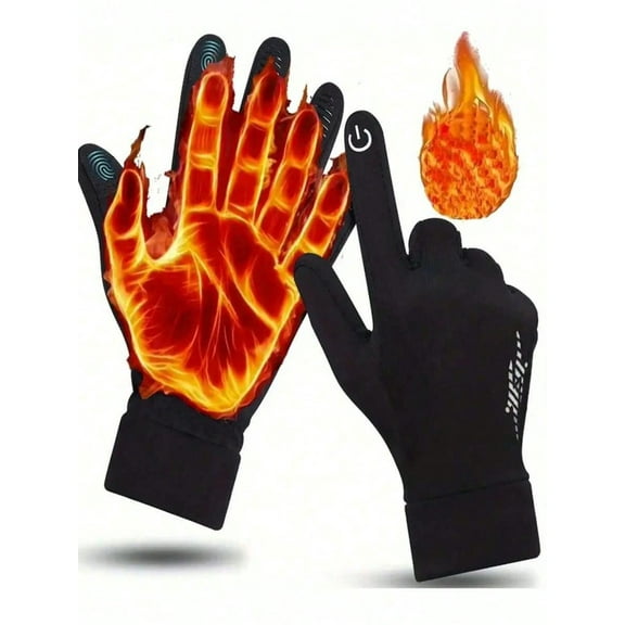 Heavy Duty Winter Gloves with Grip, Thermal Lined for Men & Women in Work & Hiking