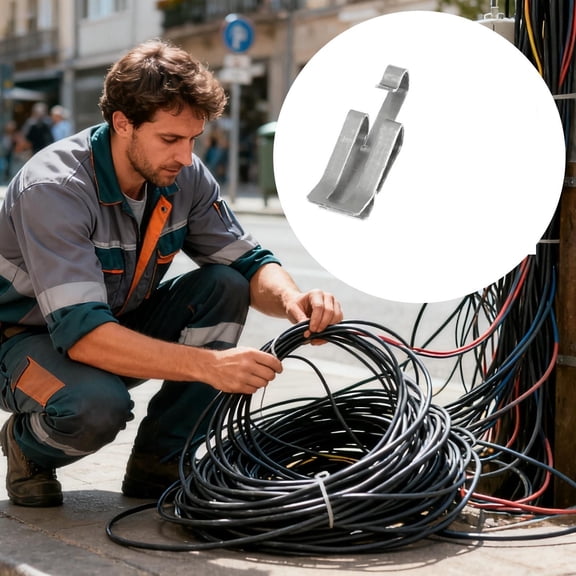 Heavy Duty Wire Management Clips Universal Cord Organizer Holder Mounts For Home Desk Wall Fasteners Control Solution