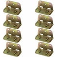 thumbnail image 1 of Heavy Duty Wood Bed Rail Bracket Slat Connector Support - Metal Fastener Set of 8$$Hardware, 1 of 8