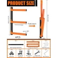 thumbnail image 1 of Heavy Duty Wood Storage Rack Wall Mount, 6-Level System Holds Up to 1400 lbs, Rustproof & Space-Saving Design, 1 of 6