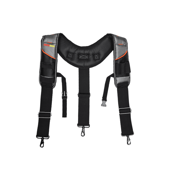 Heavy Duty Work Suspender Tool Belt Suspender 3 point padded suspenders plus 3 pack suspender loop