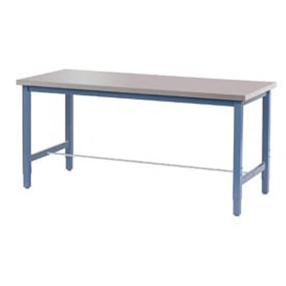 Heavy-Duty Workbench - Blue - 72 x 30 in. - Stainless Steel Top