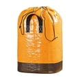thumbnail image 1 of Heavy Duty Woven Drawstring Large Laundry Storage Bag with Reinforced Handles, Waterproof Polyethylene Material, 38.58 X 39.37 Inches for Moving Travel and Dorm Storage Use, 1 of 6