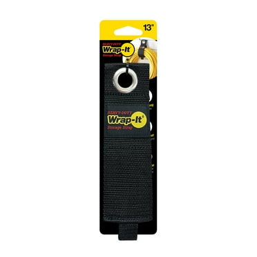 Heavy-Duty Wrap-It Storage Strap 13inches, Nylon Hook and Loop Self-Gripping Extension Cord Organizer, Cable Management
