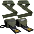 thumbnail image 1 of Heavy Duty Wrist Wraps &  Straps - Weight Wrist Wraps for Men with  Grip & Padding - Gym Wrist Straps for Weight, 1 of 6