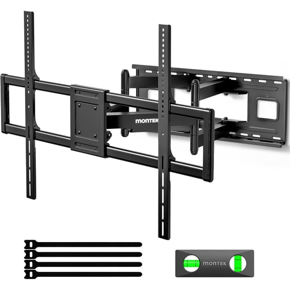 Heavy Duty XXL Full Motion TV Wall Mount for 60-120 inch Extra Large TVs, Holds 265 lbs, Max 900x600, 27.7" Extension, Swivel & Tilt, Preassembled, Fits 1224" Studs, LED/LCD/OLED 4K/8K