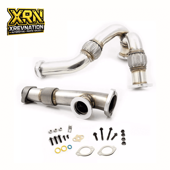 Heavy-Duty Y-Pipe & Up Pipe for 20032007 Ford 6.0L Powerstroke Leak-Free Design