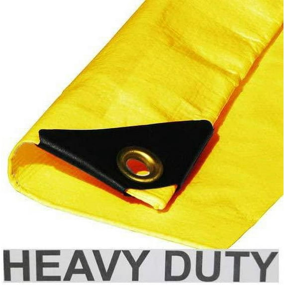 Heavy Duty Yellow Canopy Top Premium Sun Shade Tarp