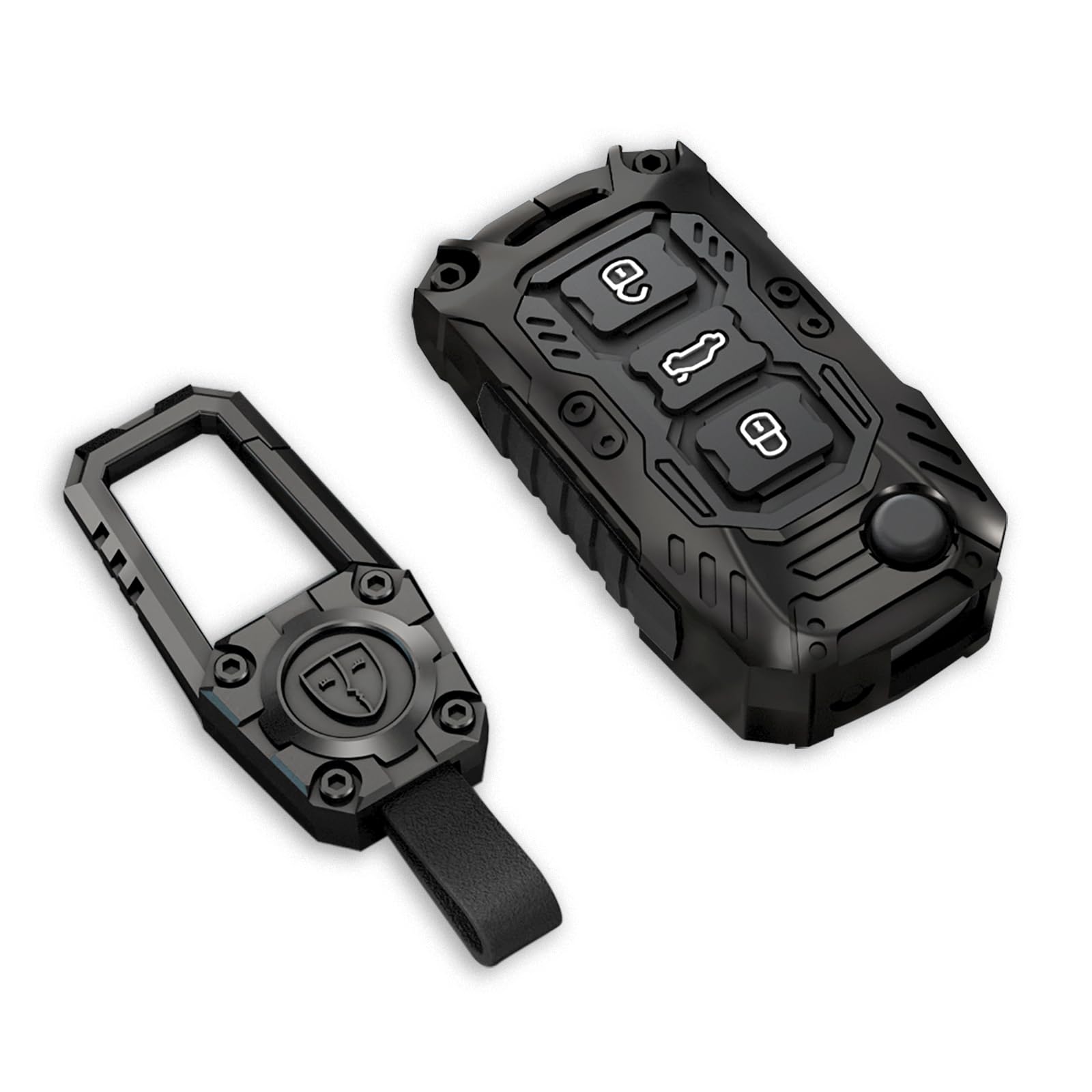 Heavy-Duty Zinc Alloy Full-Cover Smart Key Fob Case for Volkswagen ...