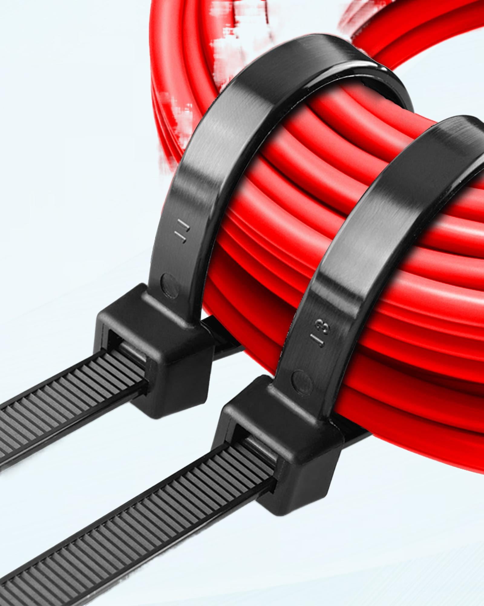 Heavy Duty Zip Tie Long Cable Ties 450mm Black Cable Tie Wraps 9mm