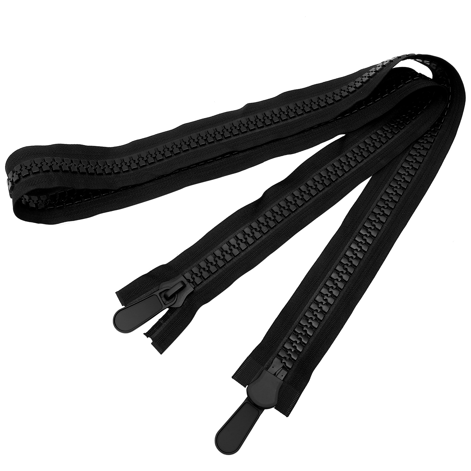 Heavy Duty Zipper 150cm Dual Separating Zipper For Jacket Coat Sewing