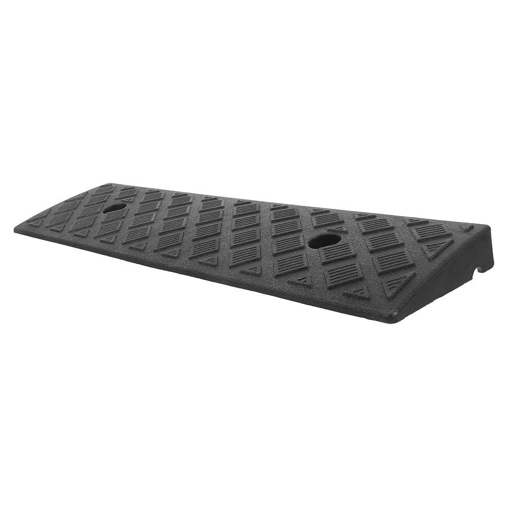 GOOHOCHY Heavy Duty Plastic Curb Ramp Driveway Ramp Portable Car Step Mat for Loading Dock Sidewalk and Wheelchair Access