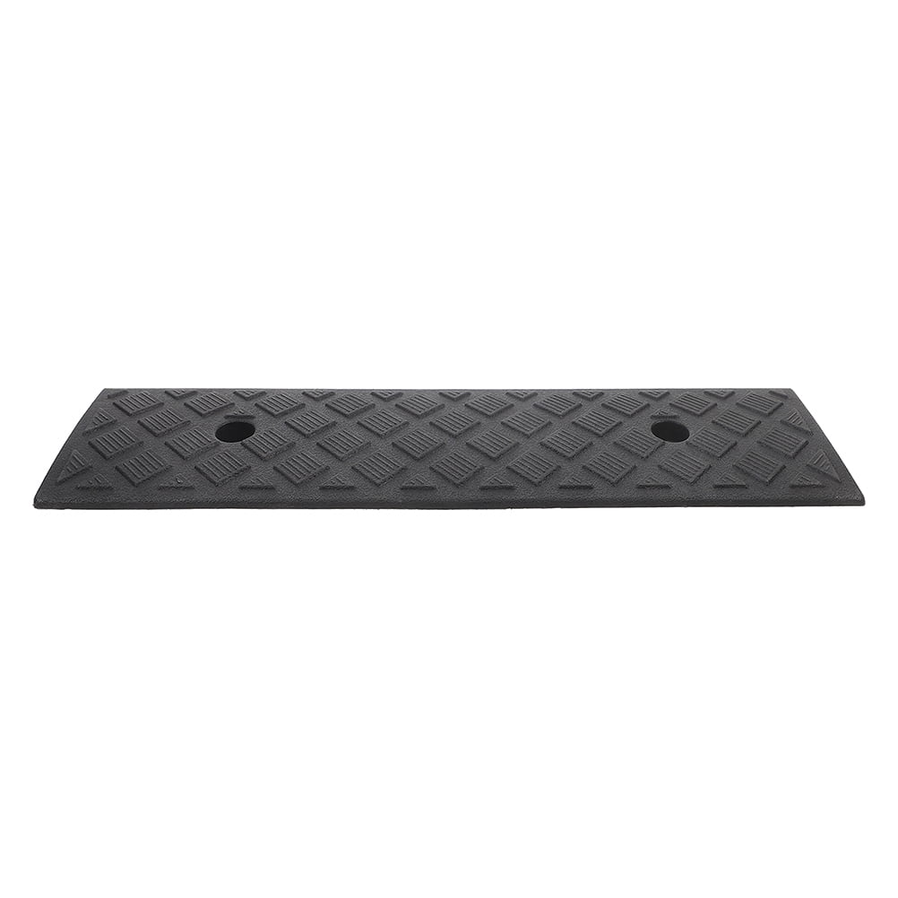 Driveway Curb Ramps Heavy Duty Plastic Curb Ramp Car Slope Ramp Step Pad Ramp Pad For Motorcycle Wheelchair Scooter Bike 1 Pack(Black