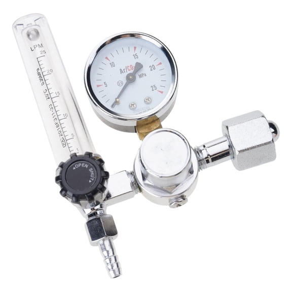 Heavy Dutys Brass CO2 Argon Regulator For Welding Machines 0-25MPa Input Pressure G 5/8 Inlet for Welding Equipments