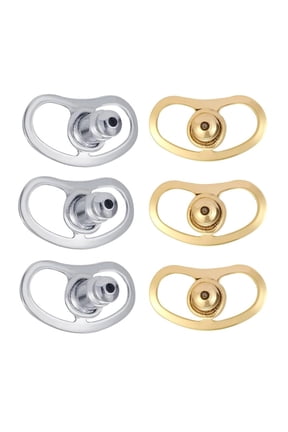 Heavy Earring Support Backs 6pcs Mixed Color Portable Clutches Jewelry Accessory for Enhanced Earlobe Comfort Fits