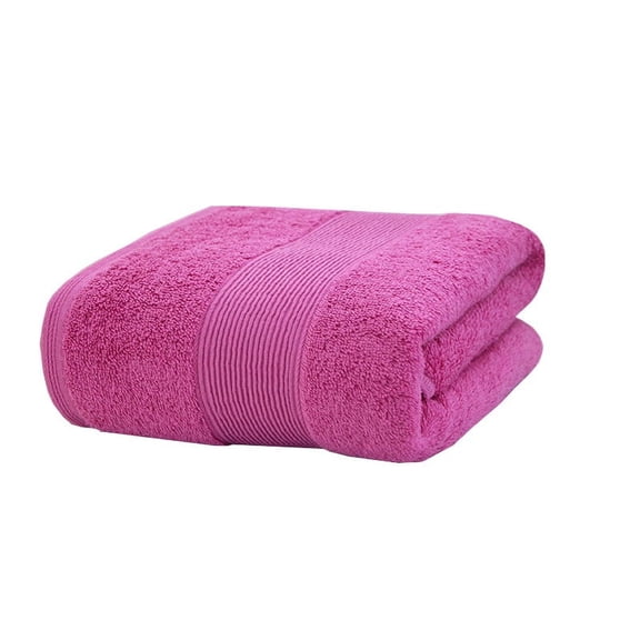 Heavy Egyptian Cotton Wash Cloth Bath Towel 75X150CM-Fuchsia
