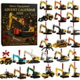 thumbnail image 1 of Heavy Equipment Advent Calendar 2025 – 24 Days of Die-Cast Construction Vehicles, Mini Trucks for Tree & Play, Non-Duplicate Models with Hanging Strings for Collectors, 1 of 7