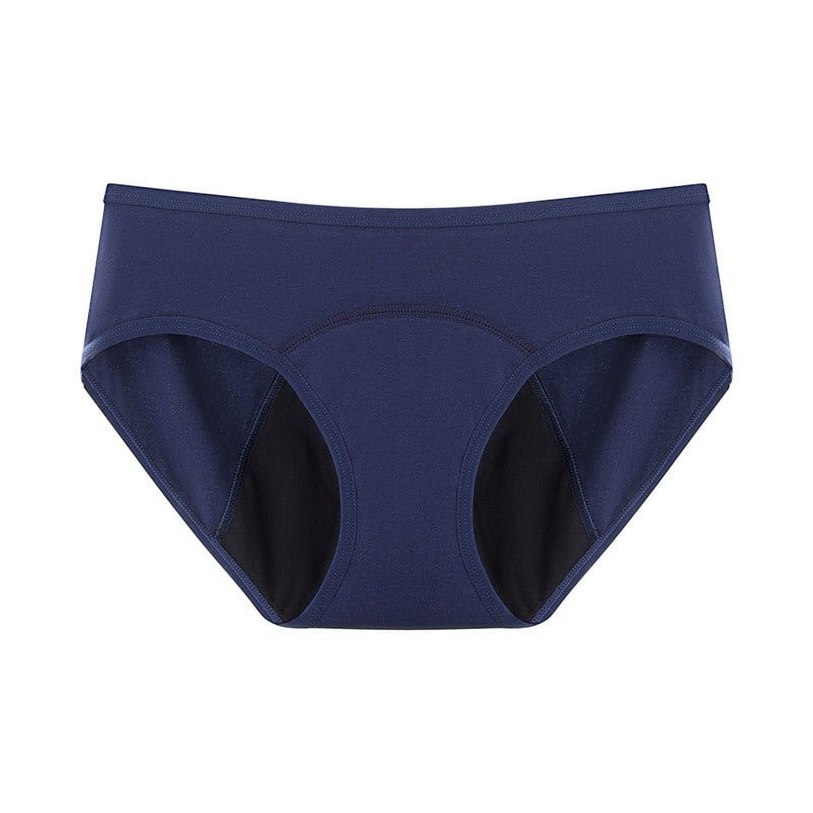 Heavy Flow High Absorbency Period Cotton Underwear for Women, Leakproof Panties Postpartum