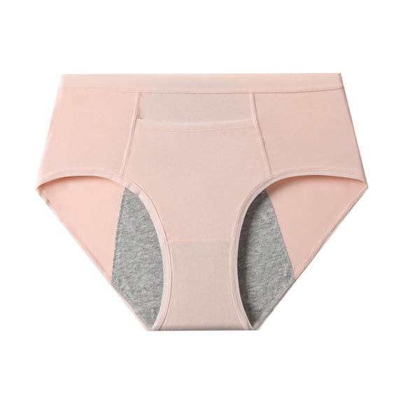 Heavy Flow Menstrual Briefs Women Period Underwear High Absorbency Cotton Leakproof