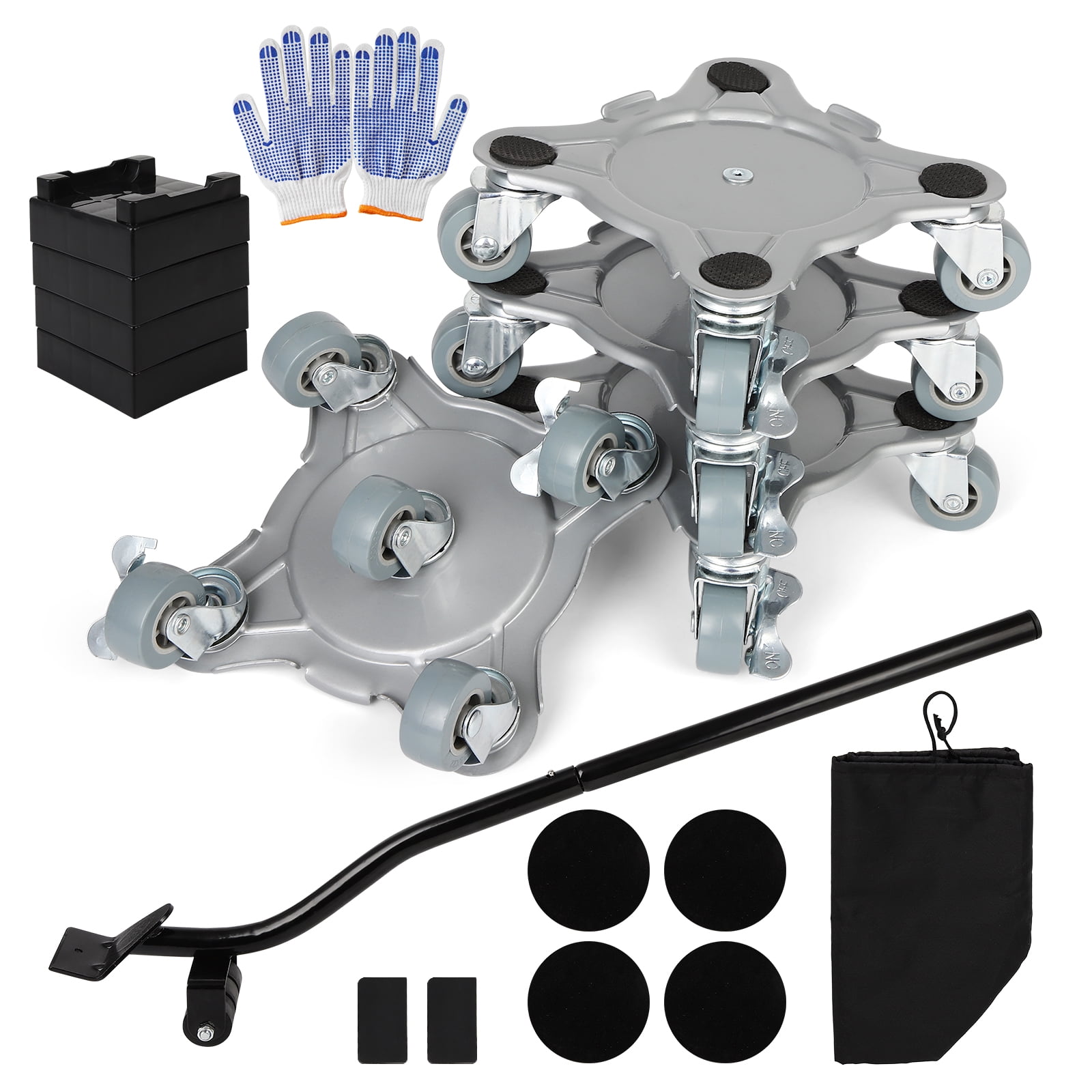 Heavy Furniture Movers with Brake Holding 3086LBS Load capcity with 5 ...