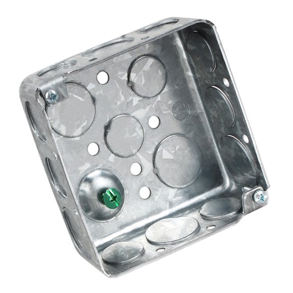 Heavy Gauges Metal Electrical Box Double Gang Stable Resists Deformation for Secure Line Management