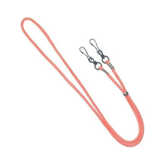 Heavy Hauler Outdoor Gear Adjustable Double Clip Lanyard with Slider - Orange