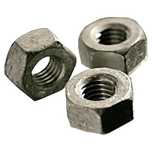 Heavy Hex Nut, A563 Grade A Steel, Hot Dip Galvanized (Quantity 500