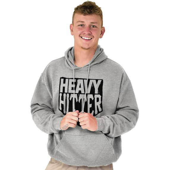 Heavy Hitter Baseball Fanatic Sports Hoodie Hooded Sweatshirt Men Brisco Brands M