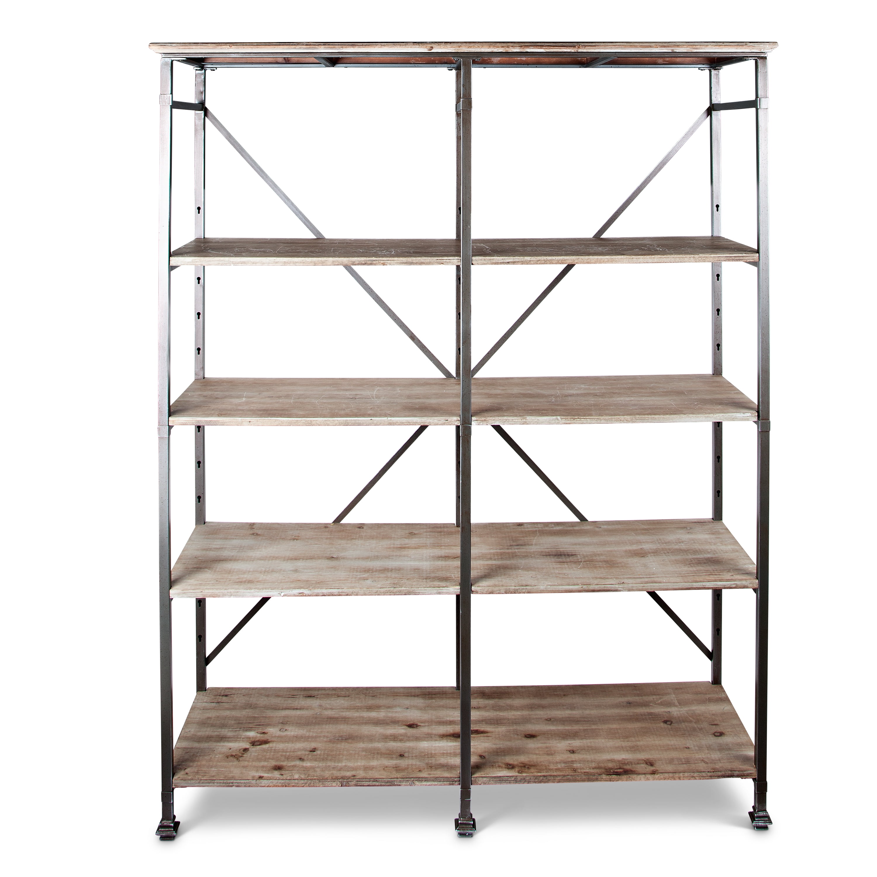 Heavy Iron Frame Shelving Unit with Adjustable Shelves - Walmart.com