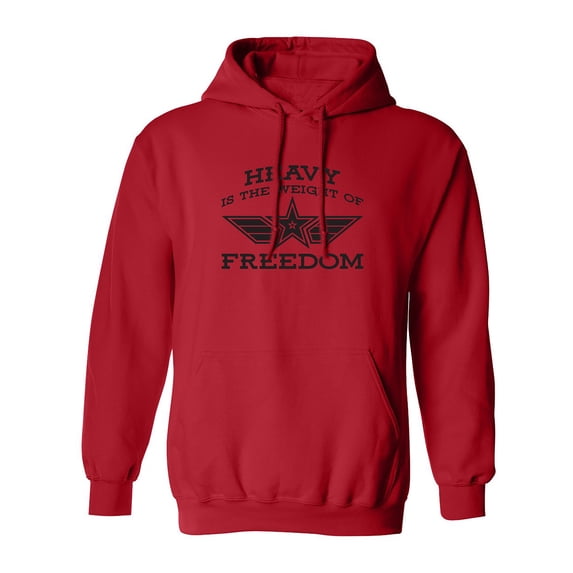 Heavy Is The Weight Of Freedom Adult Hooded Sweatshirt